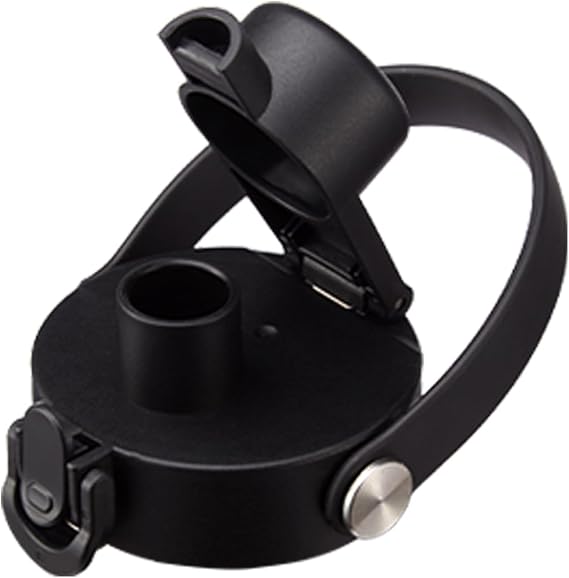 Auto Spout Lid with a Button Lock, Replacement Insulated Tumbler Flip Lid of 2.22" Diameter, Leak- Proof Bottle Accessories with Big Handle Easy to Carry
