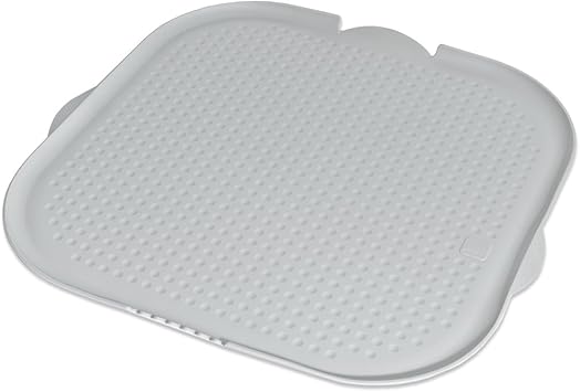 Modkat Katch Litter Mat for Cats -Traps Litter and Mess, Non-Slip, Easy to Clean, Soft Material, Waterproof, Grey