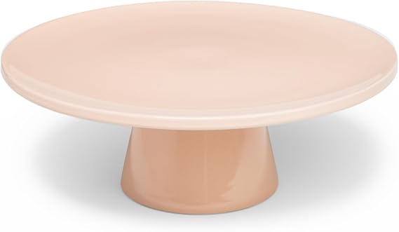 THE Cake Stand, 10 Inch Ceramic Pedestal Dessert Stand, Rose