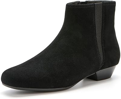 ABEO Via Boot Metatarsal Black Suede, 8 Medium