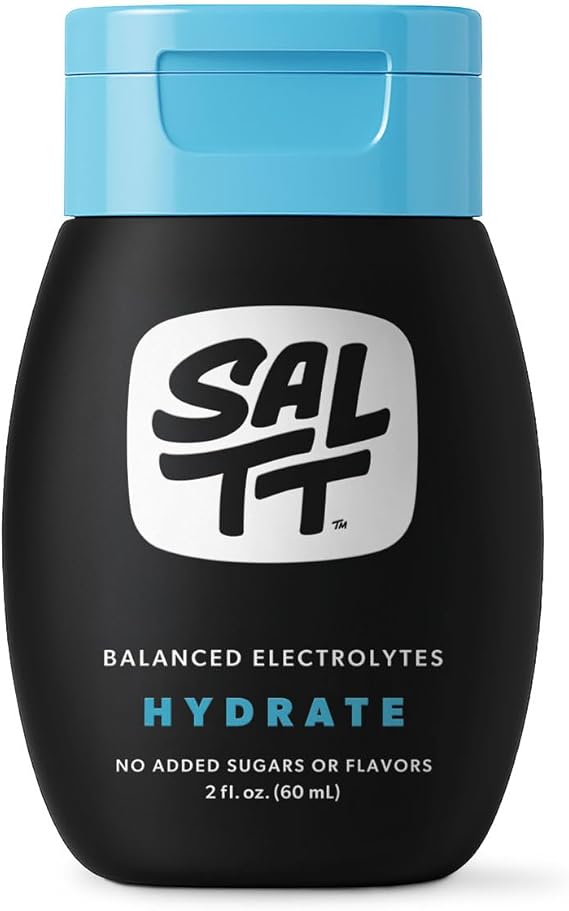 SALTT Hydrate Electrolyte Drops, Unflavored, Travel Size 2 oz