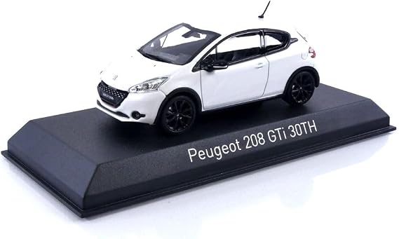 NOREV B Peugeot 208 GTi 30th Anniversary 2014 1/43 Scale Pearl White 472828