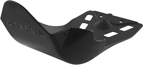 Acerbis Plastic Offroad Skid Plate Black Compatible with Yamaha WR250F 2007-2013/WR450F 2007-2011/Compatible with Kawasaki KLX450F 2008-2009 - 2125680001