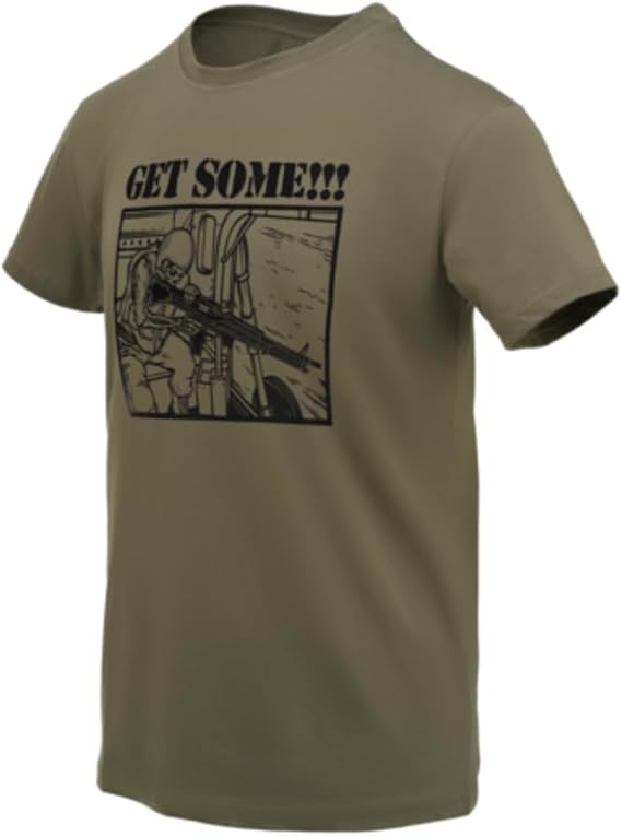 Helikon-Tex T-Shirt (Get Some!) (US, Alpha, XX-Large, Regular, Regular, Olive Green)