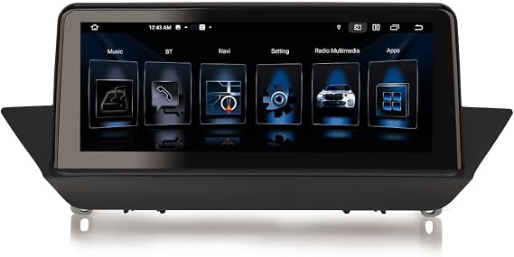 Erisin 10.25" Qualcomm Android 14 8-Core 4GB+64GB Car Stereo GPS SatNav Bluetooth 5.0 DAB+ Radio for BMW X1 E84 (2009-2015) CIC Support IPS iDrive Wireless CarPlay Android Auto Canbus DSP Wifi 4G