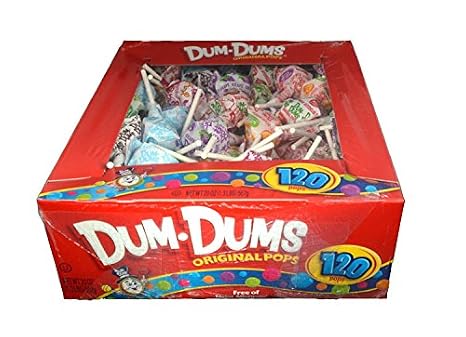 Dum Dums Lollipops - 120 / Box