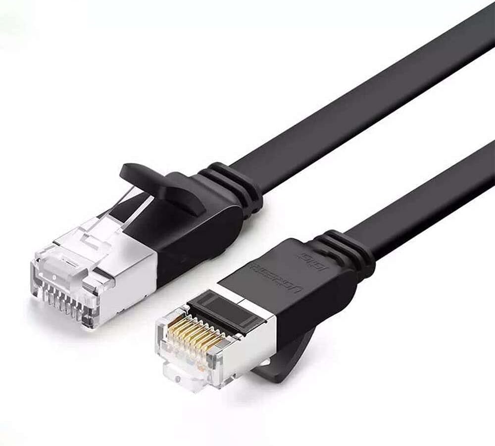 Ugreen Cat6 Flat Pure Copper Metal Connector UTP Ethernet Cable 1 Meter