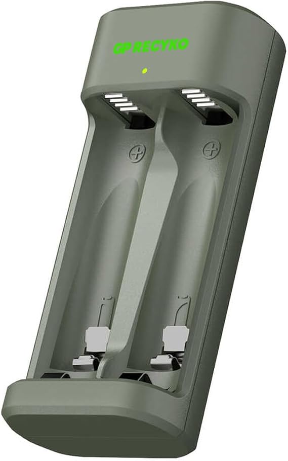 GP E221 USB ŞARJ CİHAZI (Pilsiz Model) 2 Kanallı hem AA hemde AAA şarjlı piller için
