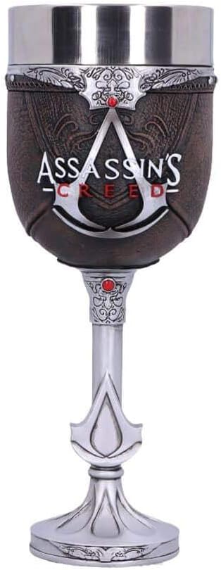 Nemesis Now Officially Licensed Assassins Creed Brown Hidden Blade Game Goblet, Resin, 1 Count Pack of 1