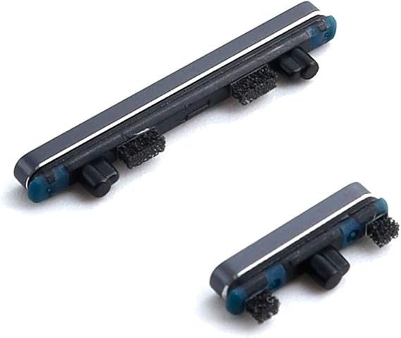Power Volume Button Key Ribbon Switch Replacement for Google Pixel 7 Pro Power On Off Volume Button/Side Buttons Key Replacement Set - Obsidian