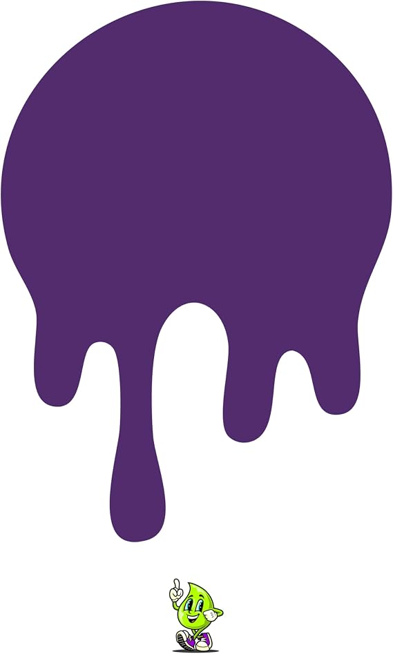 Plum Spray Can Paint, 12oz | Polyurethane Pantone 269 C | Solid Opaque Color, UV & Heat Resistant, Professional Basecoat