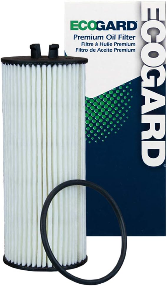 ECOGARD X11537 Premium Cartridge Engine Oil Filter for Conventional Oil Fits Mercedes-Benz S560 4.0L 2018-2021, GLS580 4.0L HYBRID 2020-2021, GLE580 4.0L HYBRID 2020, Maybach S560 4.0L 2018-2020