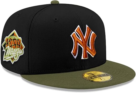New Era NY New York Yankees 59FIFTY Cooperstown 1999 World Series Cap, Fitted Hat