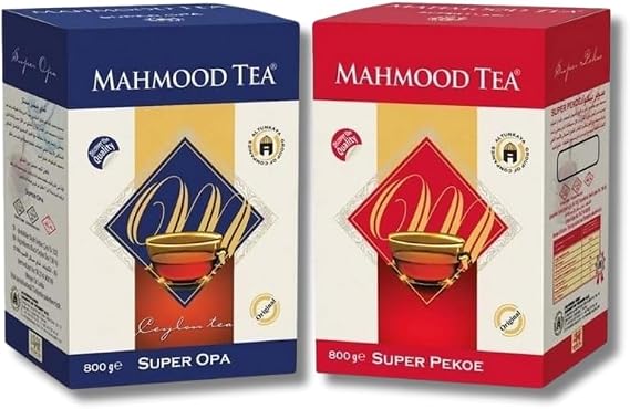 Mahmood Tea Ithal Seylan Sri Lanka Ceylon Dökme Çayı Super Pekoe Ve Super Opa 800 gr