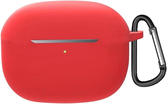 Microsonic Xiaomi Flipbuds Pro için Kılıf Mat Silikon Kırmızı [Flipbuds Pro ile Uyumlu Kılıf - Kırmızı]