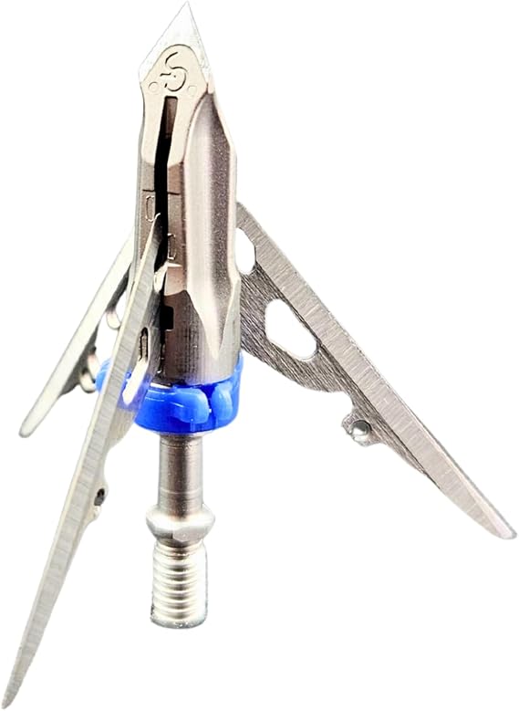 G5 Megameat 3-Blade Expandable Broadheads, 3 Pack, Compound & Recurve