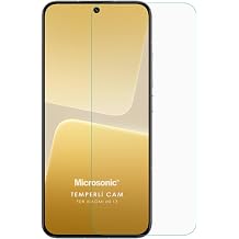 Microsonic Xiaomi Mi 13 Tempered Glass Cam Ekran Koruyucu [Mi 13 ile Uyumlu Ekran Koruyucu]
