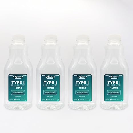 ASTM Type 1 Ultra-Pure Lab Grade Deionised Water | 1L - Sterile Gamma Irradiated Bottle | Ideal for Microbiology, Academic, and Research Applications (Type I ASTM D1193-06) | Fluid Ultra (4)