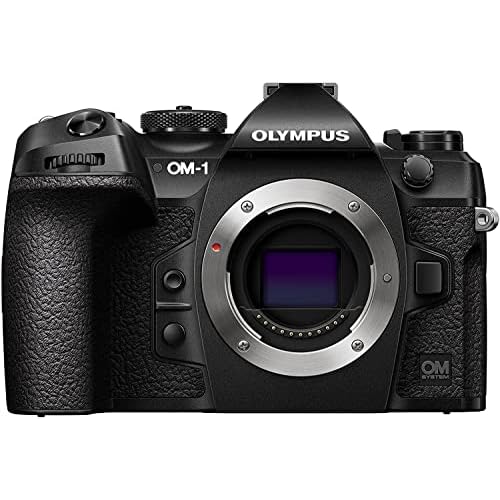 OM SYSTEM Olympus OM-1 Micro Four Thirds System Camera 20MP BSI Stacked Sensor Weather Sealed Design 5-Axis Image Stabilization 120fps sequential Shooting, Black