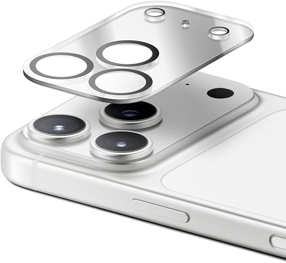 CASETiFY Mirror Camera Lens Protector [Easy Application/Scratch-proof] for iPhone 17 Pro Max - Silver