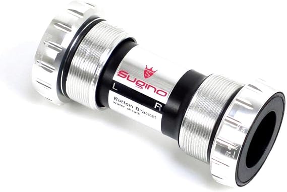 Sugino Engineering Bicycle MB-608 BSA Steel Ver.2 BB Converter, Silver