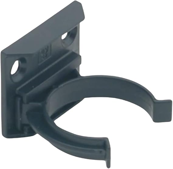 Heavy-Duty Plastic Kitchen Plinth Clips with Bracket - Pack of 10 - Needs 2 x 3.5mm Countersunk Screws per Bracket - for Installation Heights from 80mm - Made in The UK - Basics UK