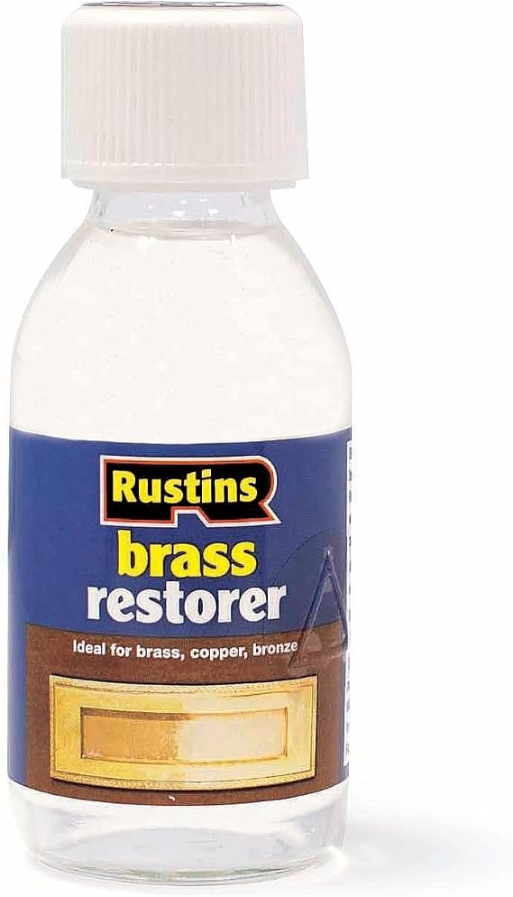 Rustins Brass Restorer 125ml | Cleans & Polishes | Removes Tarnish | For Brass, Copper and Bronze
