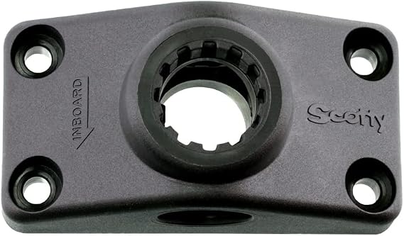 Scotty #241-BK Side Deck Mounting Bracket (Black)
