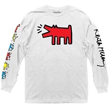 Keith Haring Iconic Artwork Long Sleeve T-Shirts for Men or Women