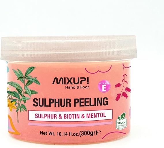 Mixup Hand ve Foot Sulphur Biotin, Menthol Peeling 300 gr