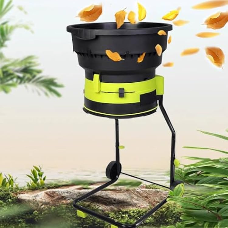 Electric Leaf Mulcher Shredder 2500w with 20 Extra Cutting Wires, 8000rpm Chipper, Garden Cleanup Tool, Composting Machine, Includes Storage Bag for Easy Maintenance 20mPowerCord