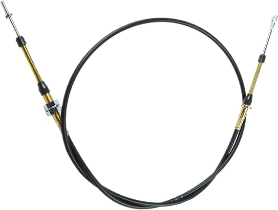Automatic Transmission Shifter Cable 80865, Replacement for B&M Automotive Heavy Duty Performance Shifter Cable Eyelet End,5ft Long Af72-1001 BMM-80865 0.25" Outer Diameter Black