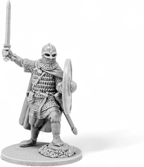 Tofer's Miniatures Jarl Viking Warlord. 28 mm Miniatures. for Games Like SAGA, Pillage, and Other Wargames. Distributed