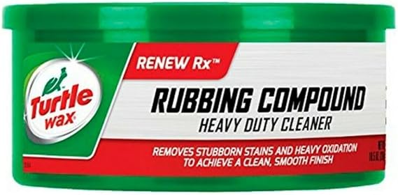 Turtle Wax T230A 10.5 Oz Rubbing Compound Heavy Duty Cleaner