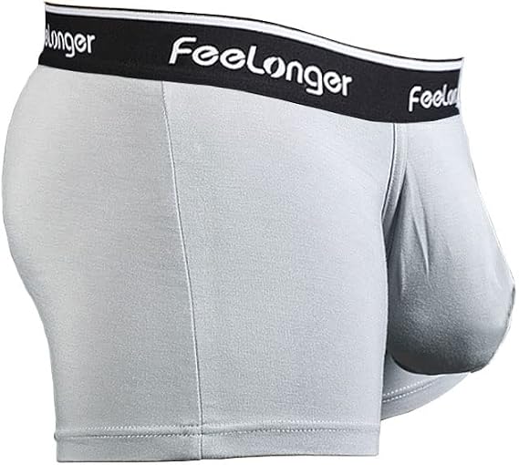 Men's Boxer Briefs Big pouch Underwear Comfortable Soft and Breathable Trunks