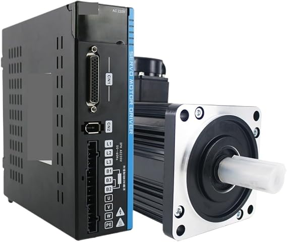 Servo Motor Servo Motor 1.2KW 1.5KW 1.8KW servo Driver kit 110ST 4Nm 5Nm 6Nm 3000rpm 220v ac Motor(1.2KW 17b Increment)