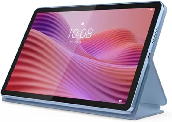 Lenovo Tab 10.1" WUXGA 128GB Wi-Fi Tablet, MediaTek Helio G85 2.0GHz, 4GB RAM, Android 14, Polar Blue