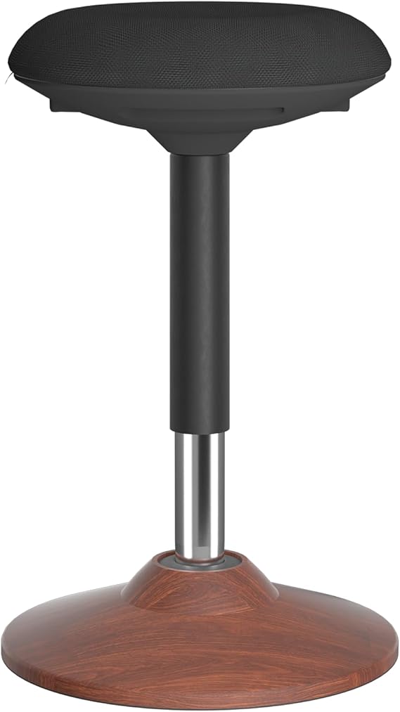 Active Wobble Stool for Standing Desk - Height Adjustable Ergonomic Office Stool (19.7"-27.5"), 440lbs Capacity Balance Chair with Thick Cushion & Non-Slip Base, for Home & Office