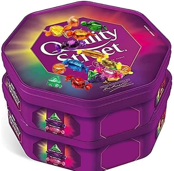 2 x Chocolate Tubs ASSORTED PACK Quality Street 550g Sharing Tub Perfect For eVERY OCCASSIONS