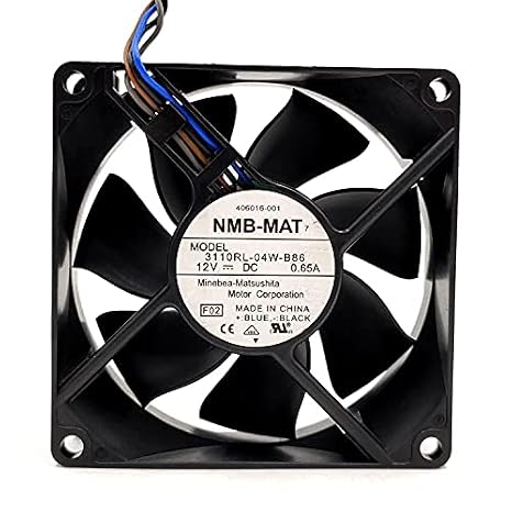 12V 80mm Fan 0.65A 4-Wire Case Cooling Fan, 80x80x25mm, 12V 0.65A, Desktop, Graphic Cards