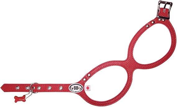 Buddy Belts Harness Pebble Grain Red - Premium Edition (6)