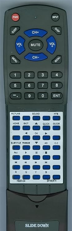 Replacement Remote for Skyworth 32E2, 40E2, 43E2, 43E2S