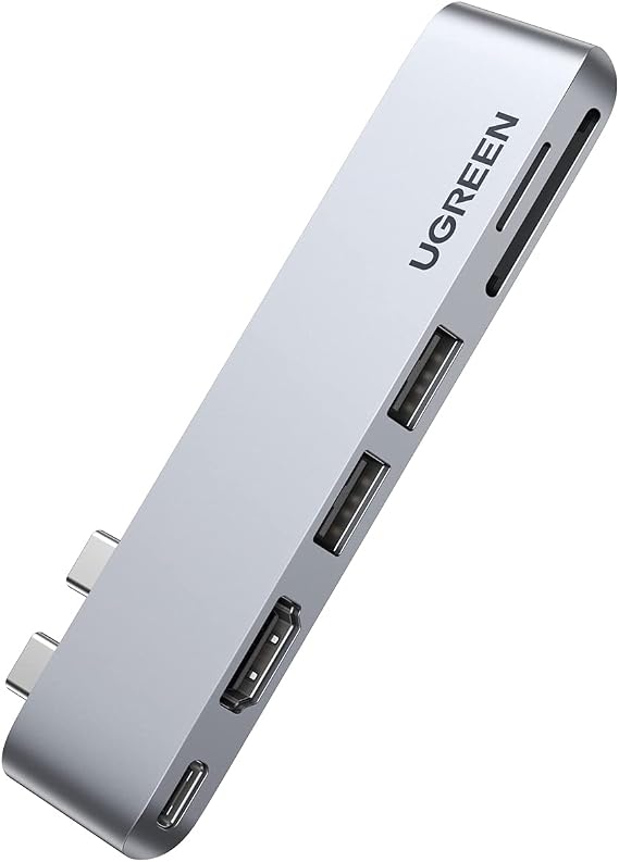 Ugreen Macbook Pro Air İçin Thunderbolt 3 Type-C HDMI USB 3.0 TF SD Kart Okuyucu Hub Adaptör