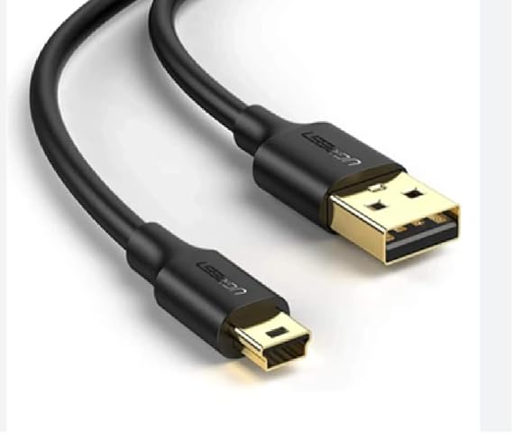 Ugreen USB 2.0 A Male to mini 5 pin male cable 2m black
