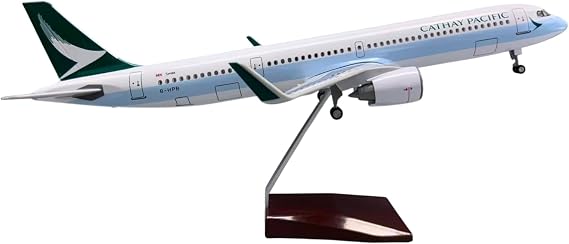 Cathay Pacific for Airbus A321 neo 1/80 Scale Resin Model Airplane Collectable Gift