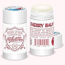 SodaWaxTM Natural Lip Balm (2-Pack) CHERRY BALM (1.2oz/34g) Any 3 Items SHIP FREE