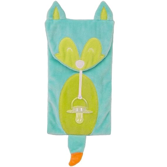 GooseWaddle Luxury Soothing Fox Baby Pacifier Holder (14x6), Ultra Comfort Soft and Warm Material for Newborns and Toddlers, Machine Washable 100% Polyester
