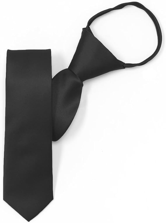 tiemart Pretied Zipper Ties Easy On Zip Up
