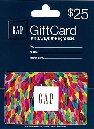 GAP Physical Gift Card - $25