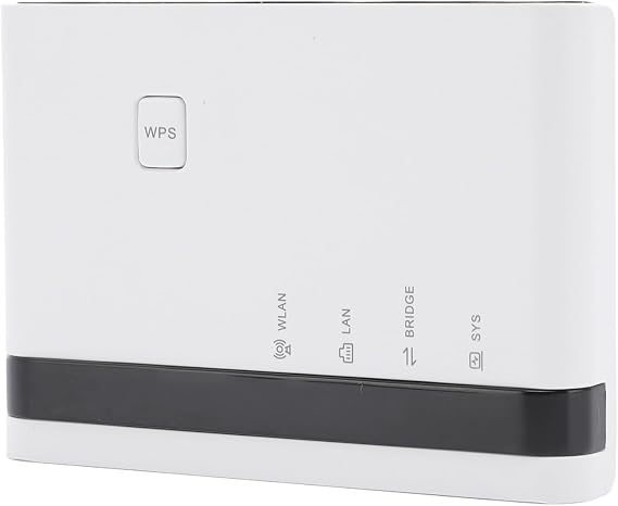 Wireless Print Server with 4 USB Sharing, Multi Mode (Wired / 2.4G WiFi/Standalone), Easy Setup, 100Mbps LAN, Plug and Play for & (White)